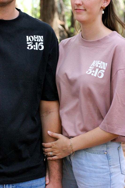 For God So Loved - Oversized T-Shirt (Valentine's Day Edition)