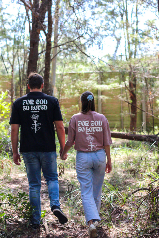 For God So Loved - Oversized T-Shirt (Valentine's Day Edition)