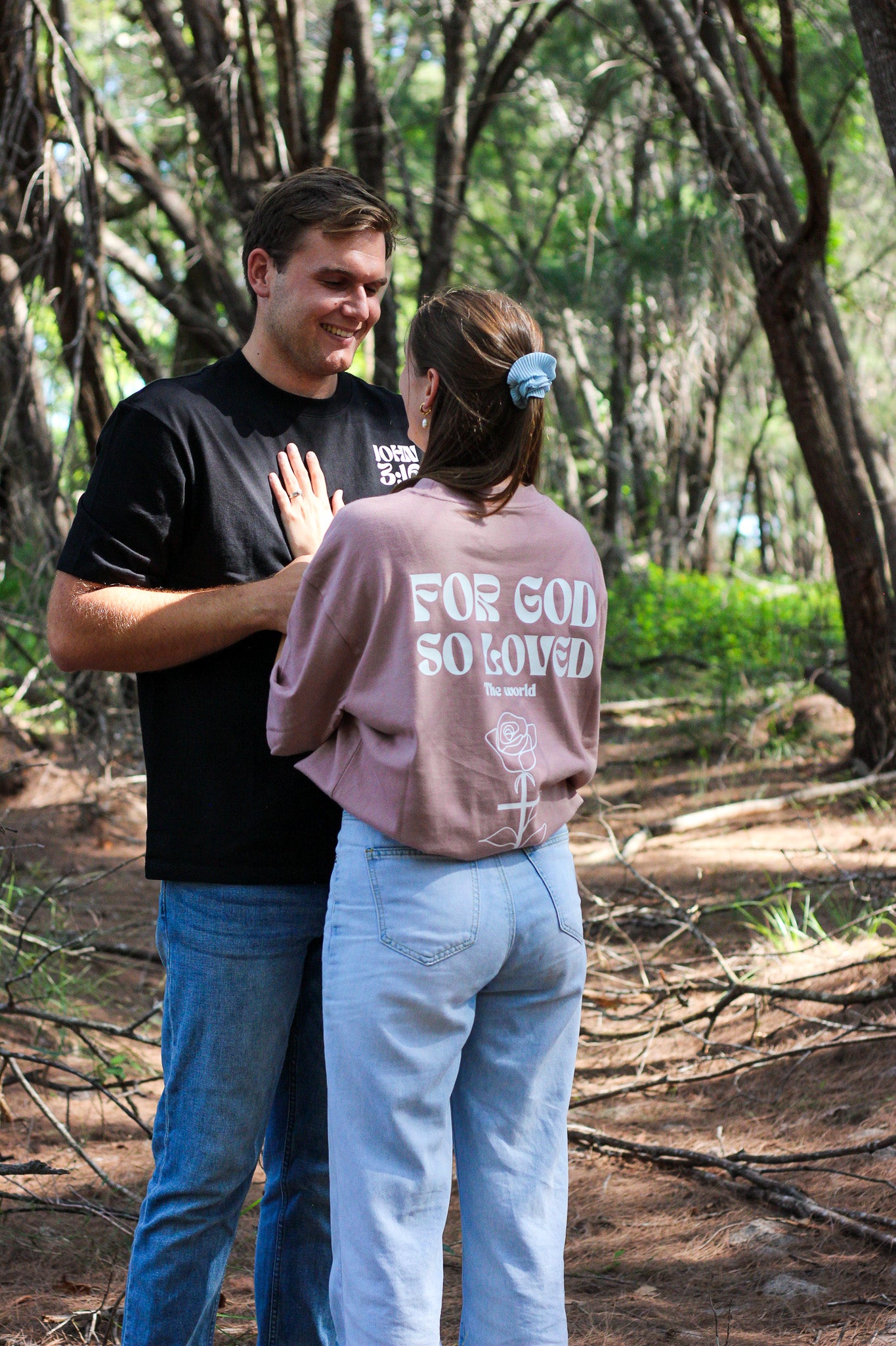 For God So Loved - Oversized T-Shirt (Valentine's Day Edition)