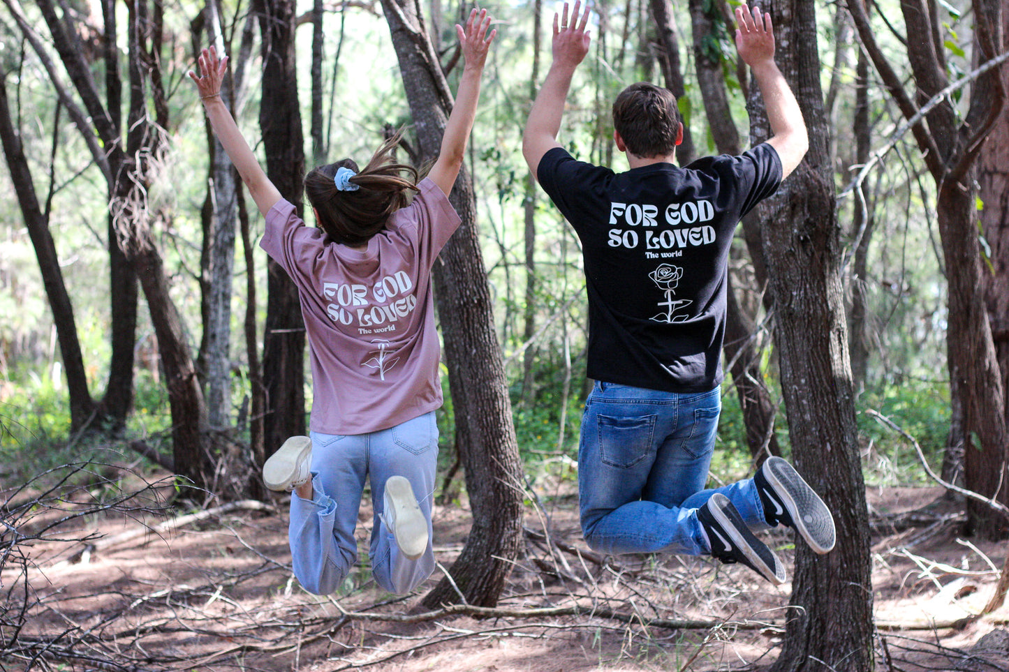 For God So Loved - Oversized T-Shirt (Valentine's Day Edition)